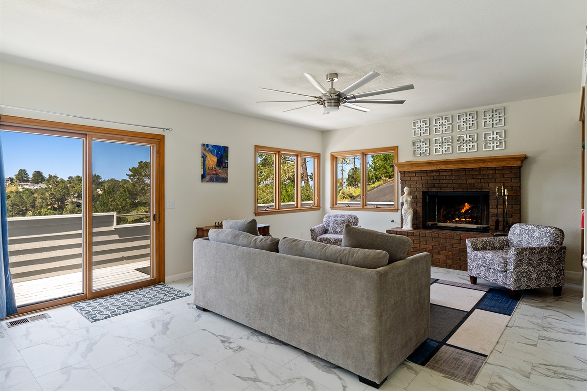 Settle in and enjoy warm, cozy moments.