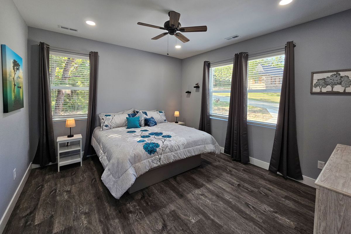 Bright, calming King suite for restful nights.