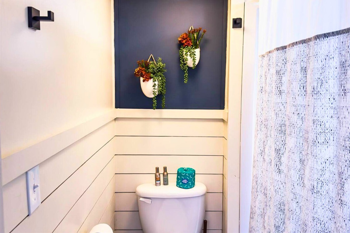 Bathroom on the Lower Level with Walk-In Shower