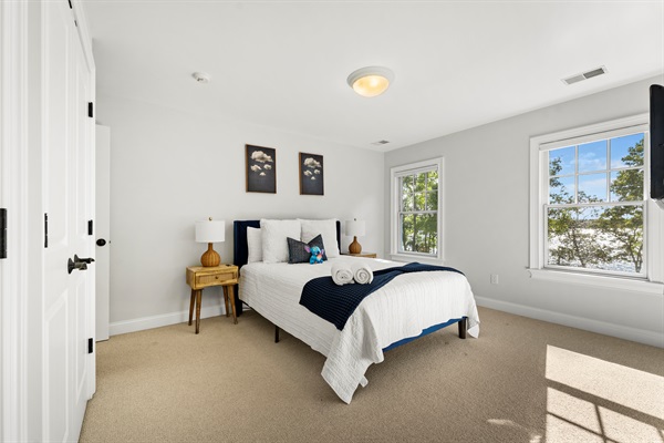 Bedroom 3 (Upper Level): Simple, cozy, and perfectly suited for relaxation.