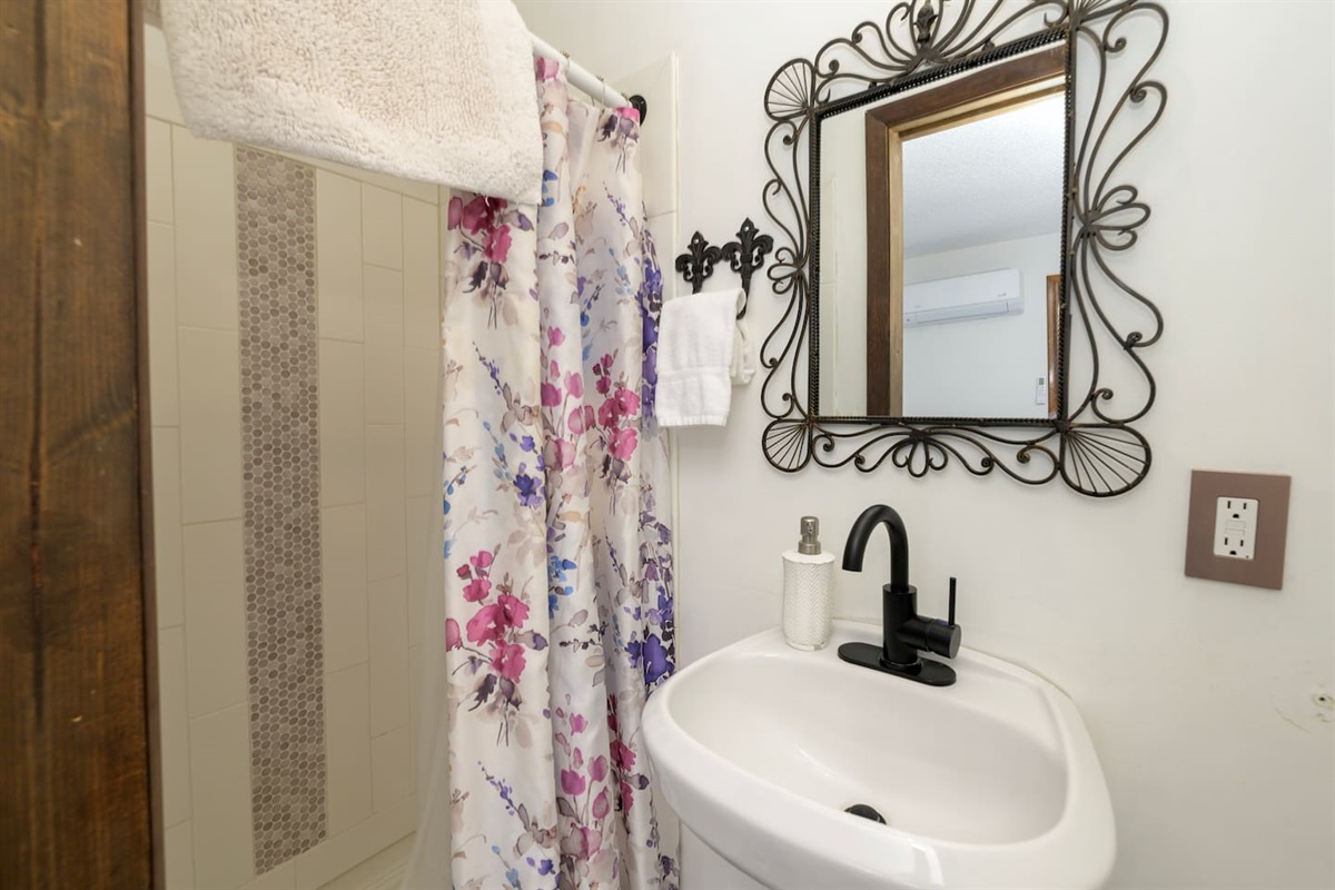 Bath attached to bedroom 1