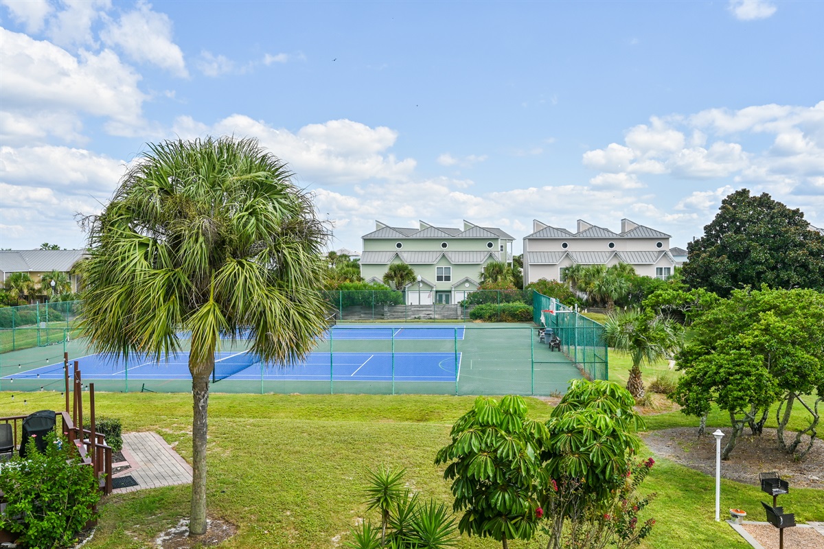 Just steps from the home