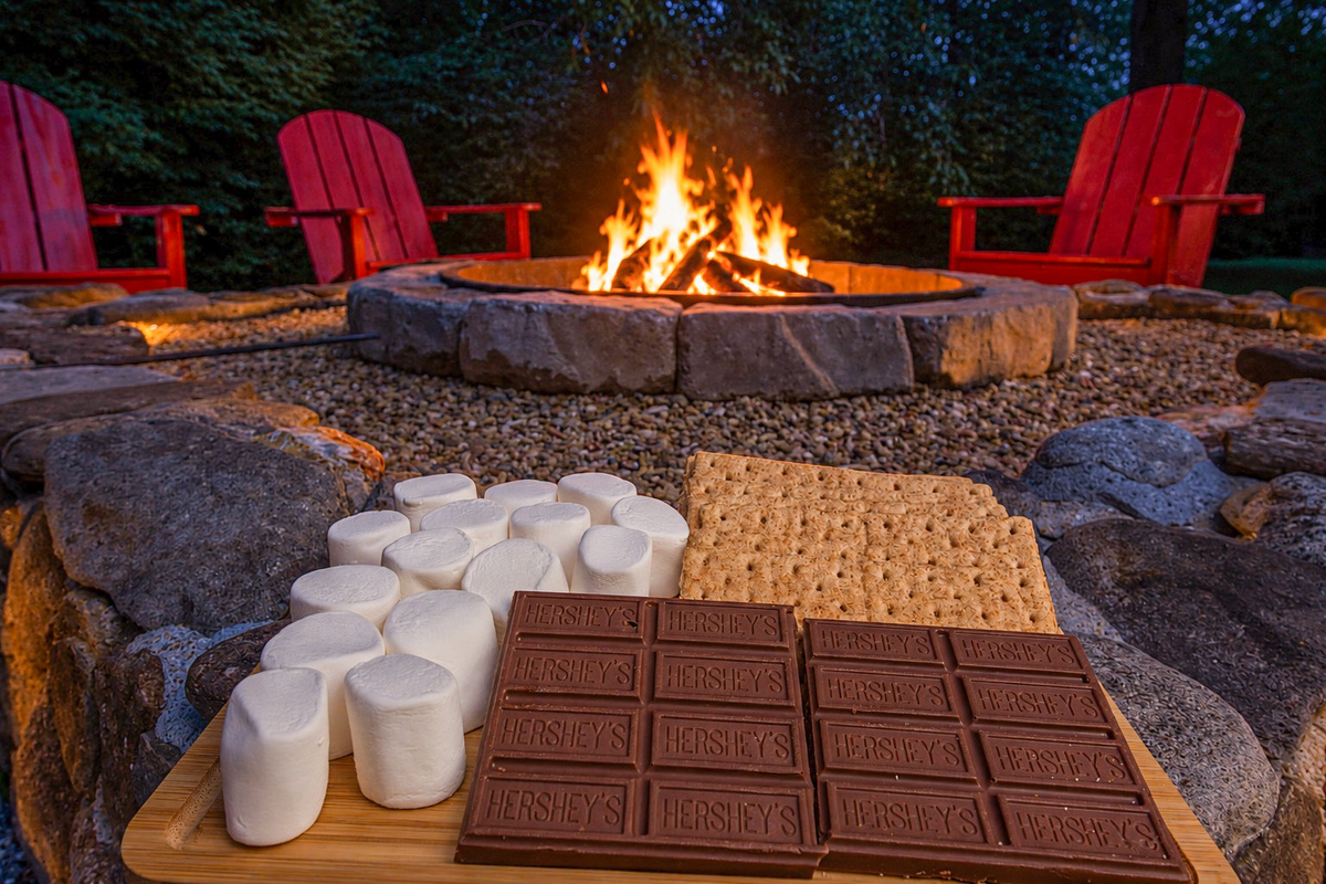 Fire Pit Paradise: Gather 'round for s'mores and laughter under the stars!