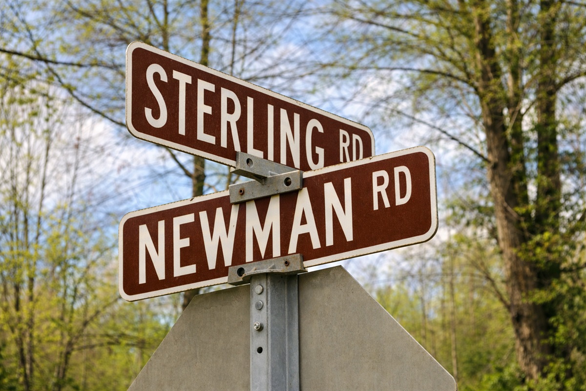 Located just off of the corner of Sterling Dr. and Newman Rd.