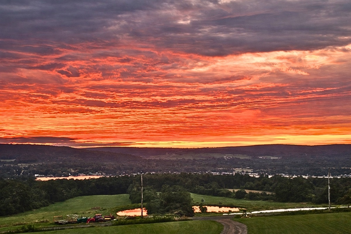 Stunning views from the deck