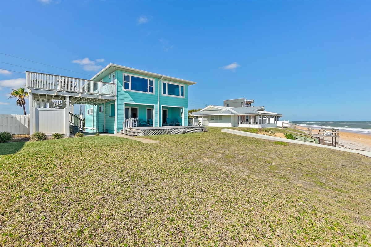 Upstairs unit with private access and ocean views