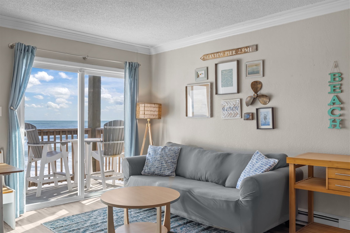 Living Room with Ocean Views