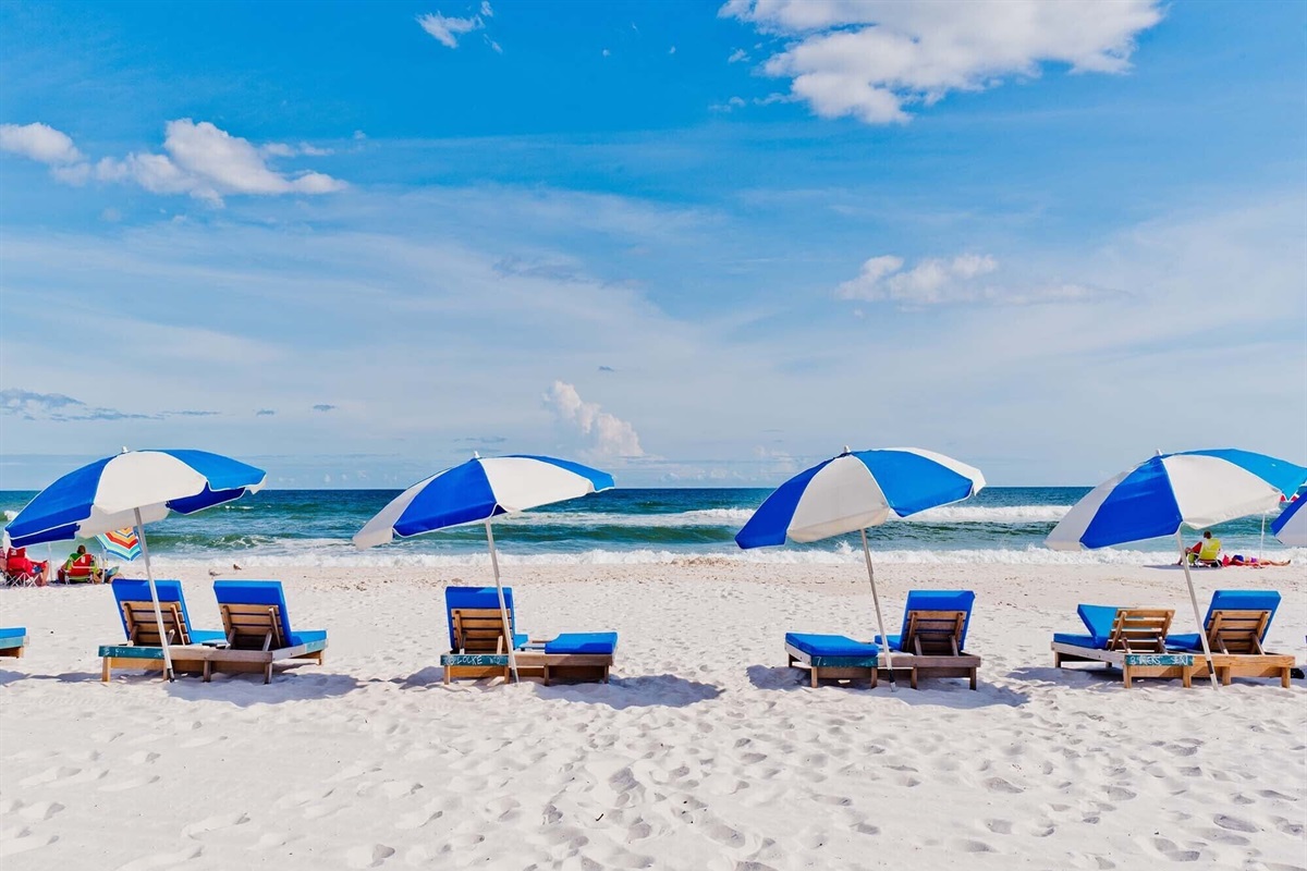 Beach chair service available