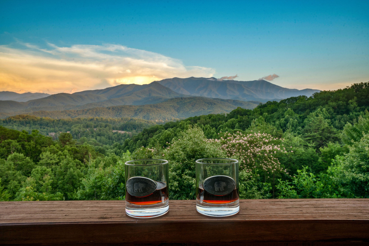Unwind here on the back deck with these views!