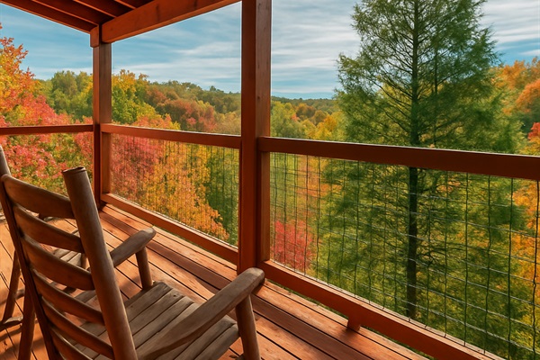 Take in sweeping mountain views from the deck where peaceful mornings and golden sunsets steal the show.