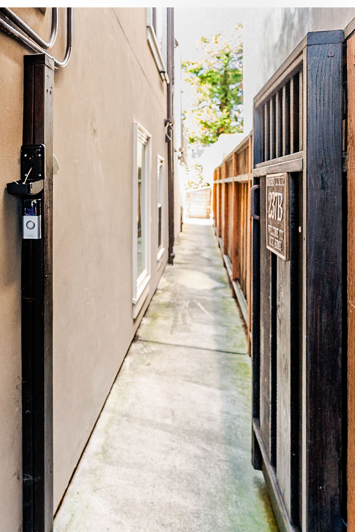 Private Walkway Entrance to Ground Floor Flat
