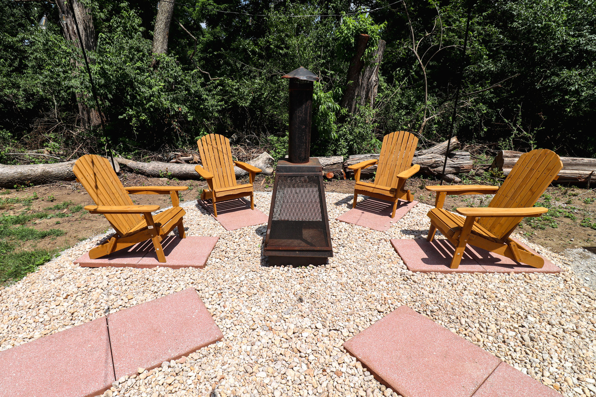 Roast marshmallows, share stories, and enjoy evenings around the wood-burning fire pit.