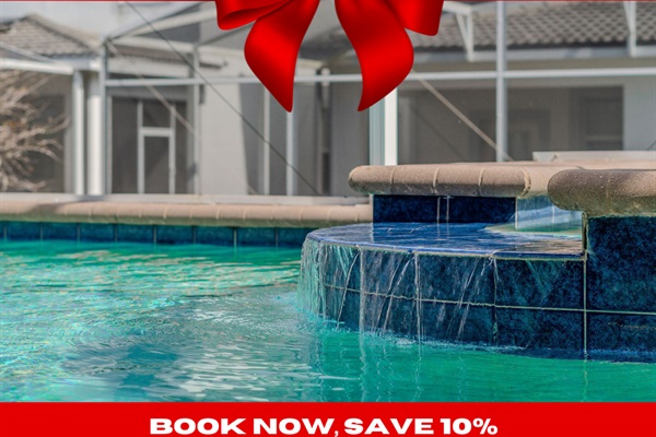 Relax in private pool and spa after a long day.