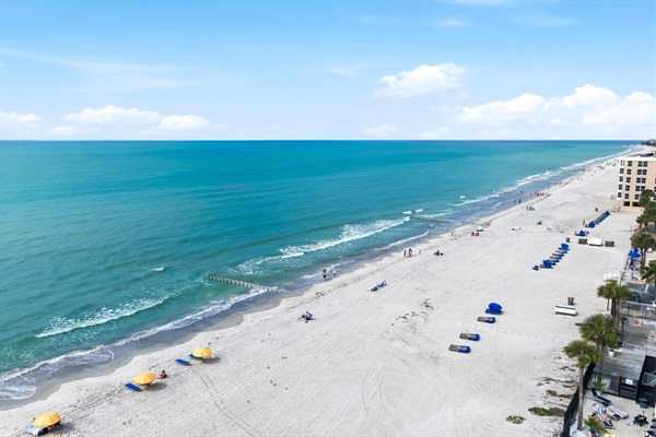 Beach access just steps from the cottage 