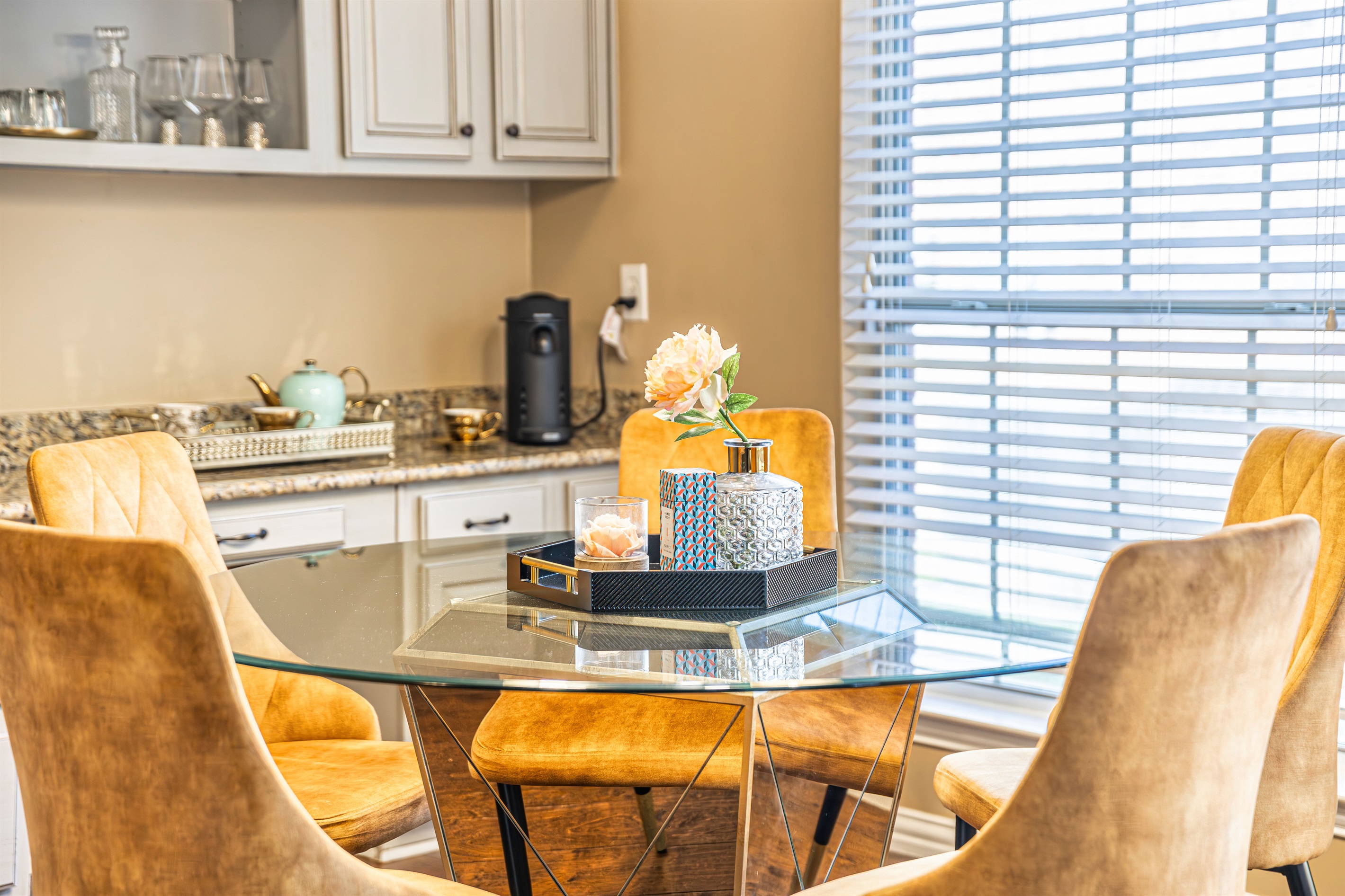 Enjoy Great Company or Have a Quiet Meal with Morning Sunshine