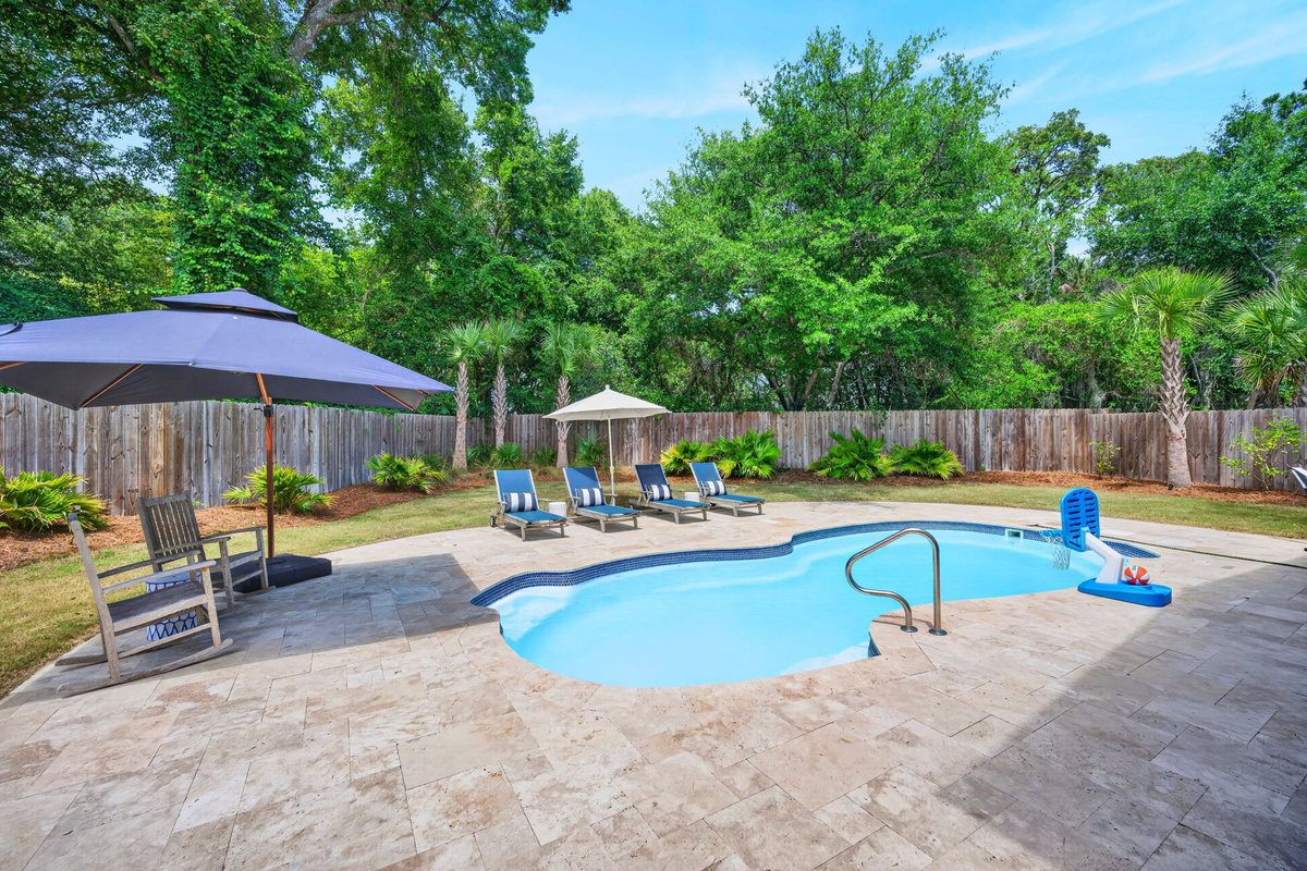 Private Pool | Driftwood Dreams | 105 Forest Trail | Isle of Palms, SC | IOP Escapes