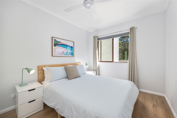 Bedroom One - Queen bed. All bed linen provided.