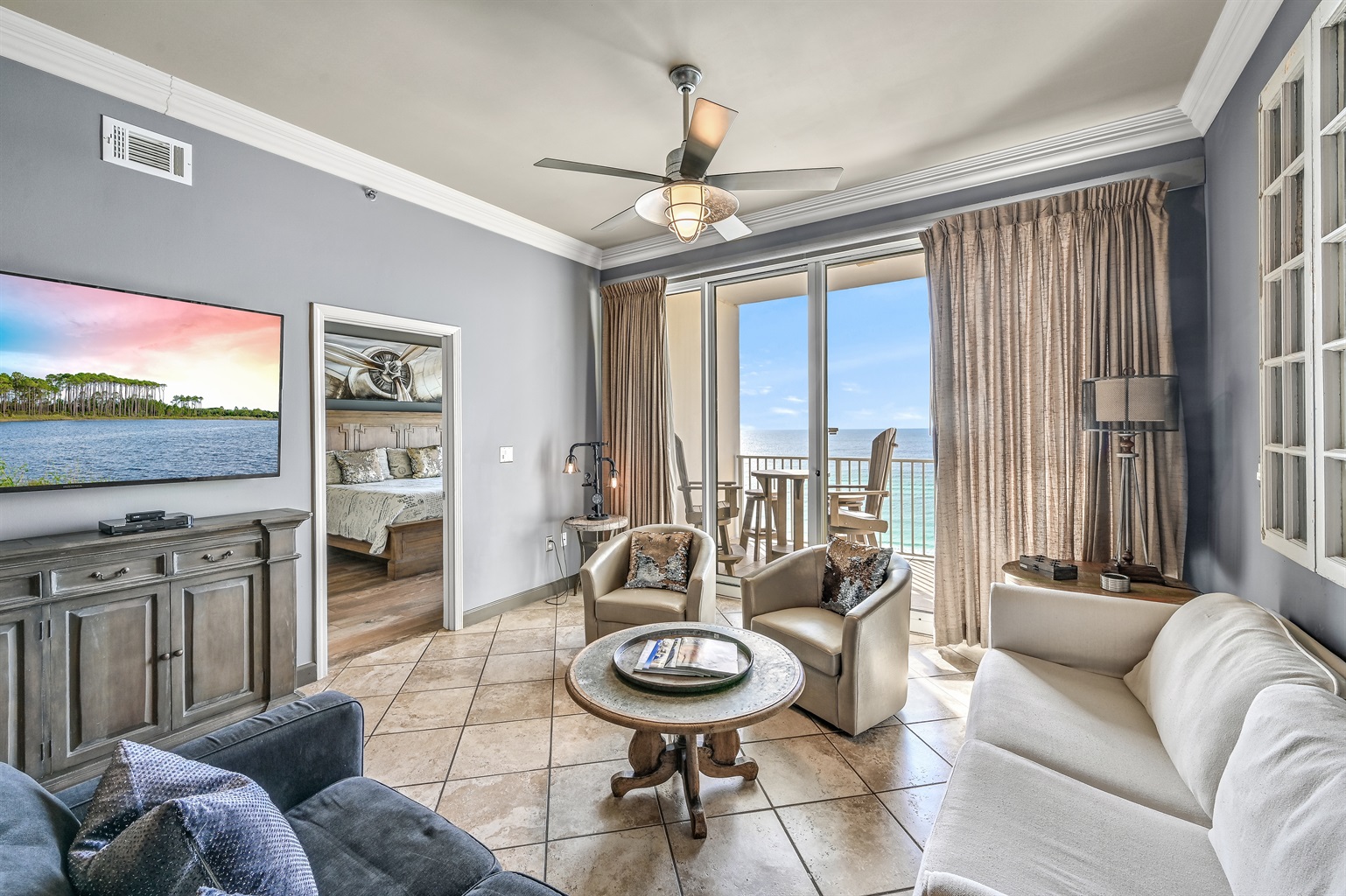 Edgy Decor with Awesome Views!