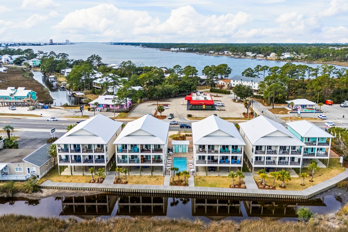 Exterior Balcony and Bayou View