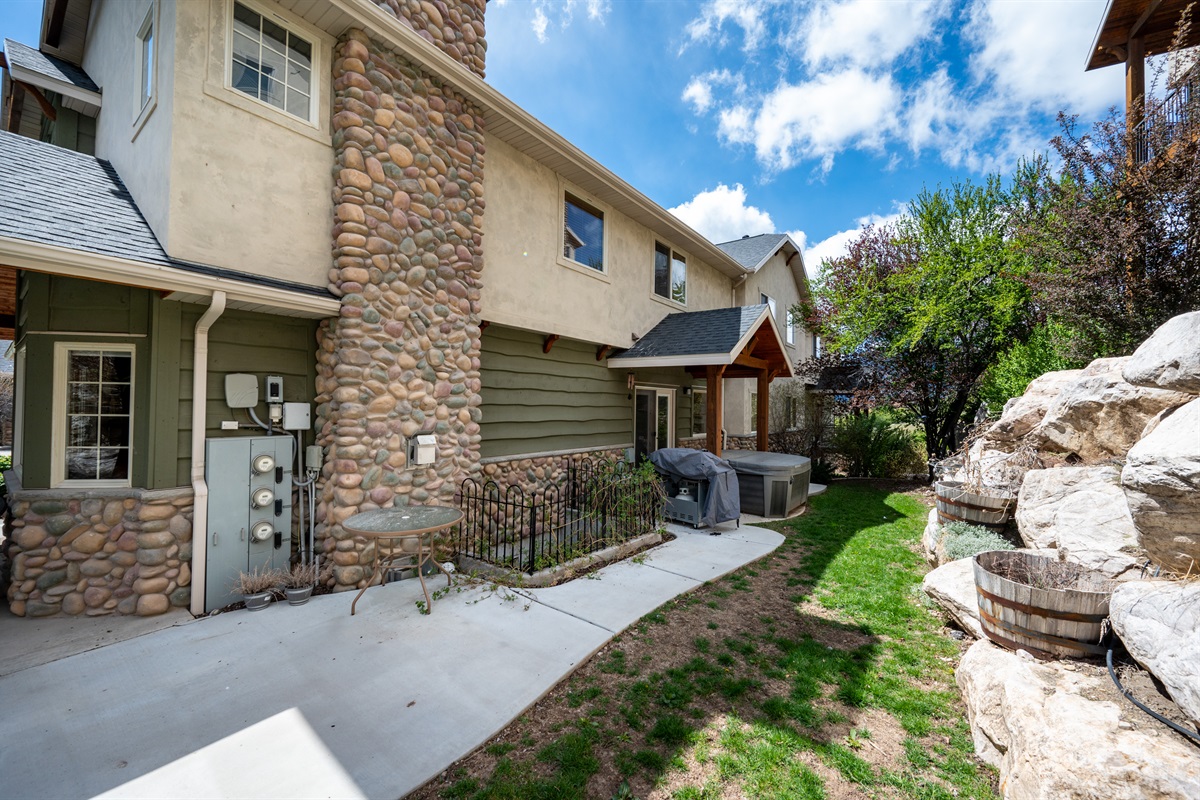 Step outside and take in the beauty of Eden and the Wasatch Mountains.