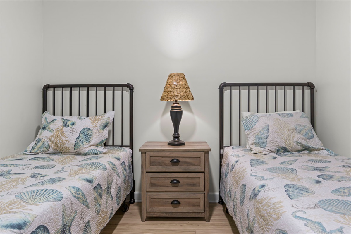 Guest Bedroom with two twin beds