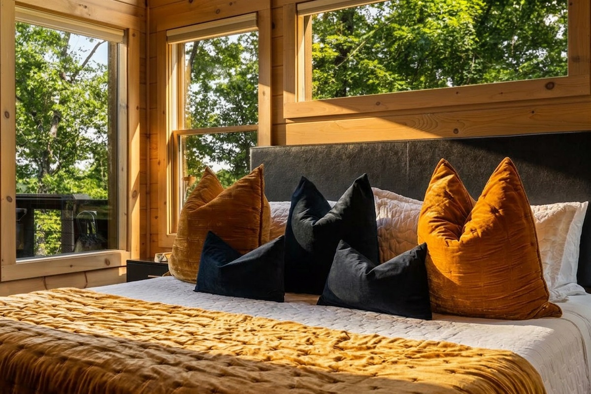 Chic and luxe bedding offering the best of comfort.