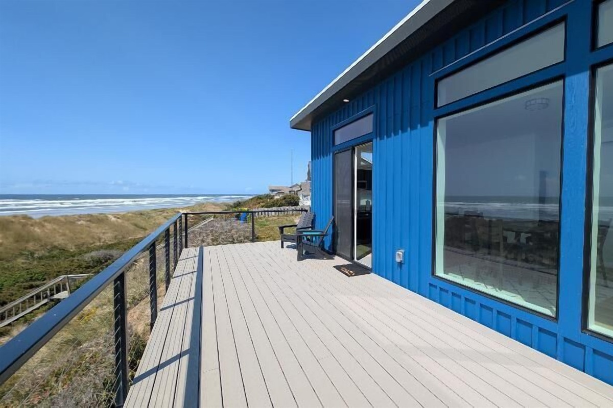 deck on west side of house