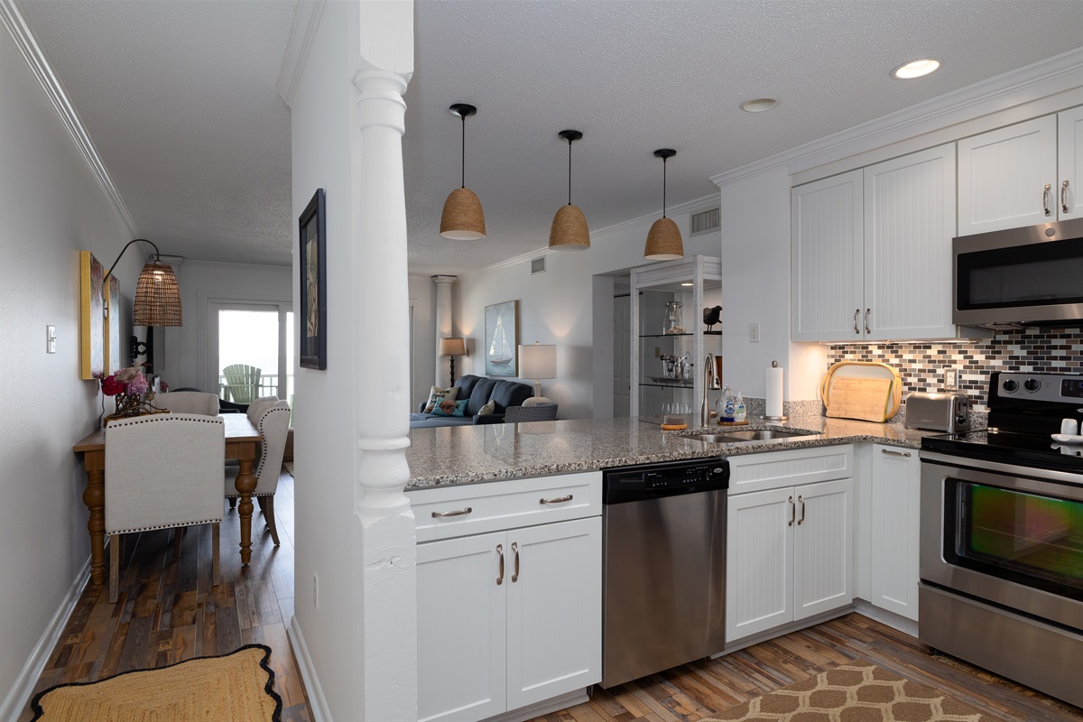 Entrance to the kitchen