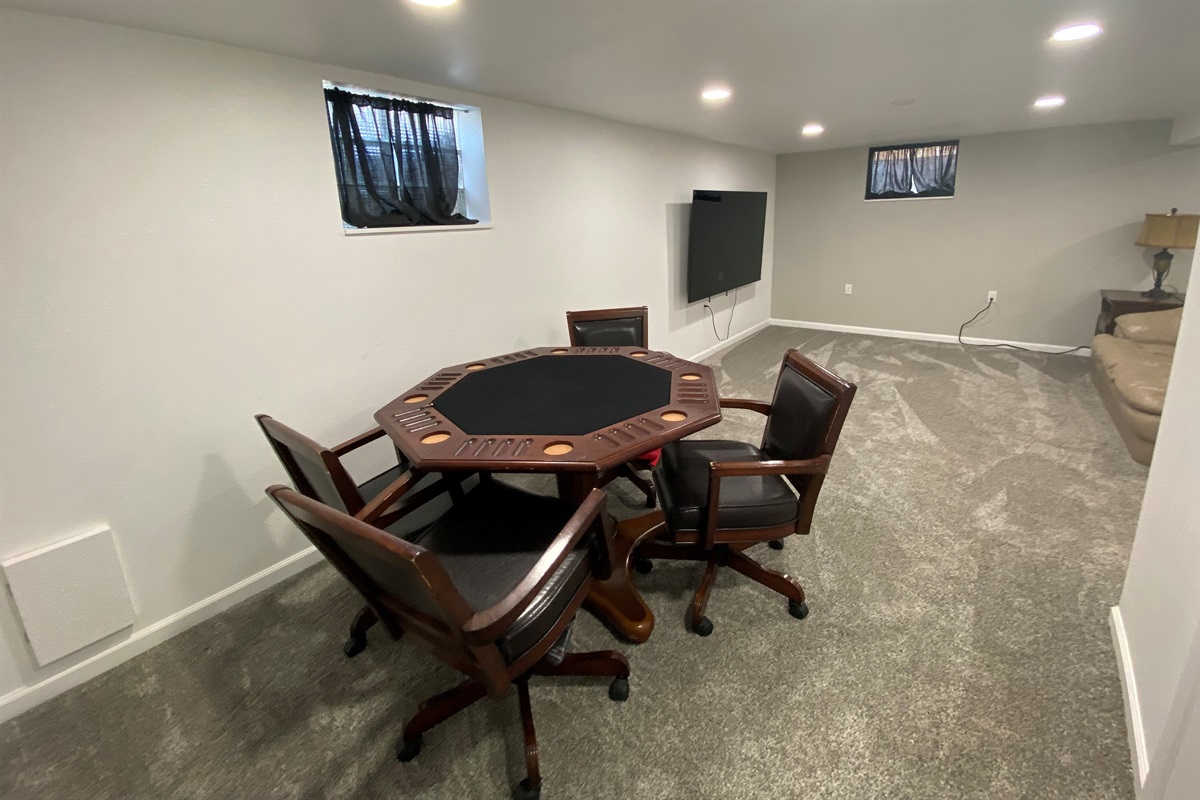 Basement Card Table