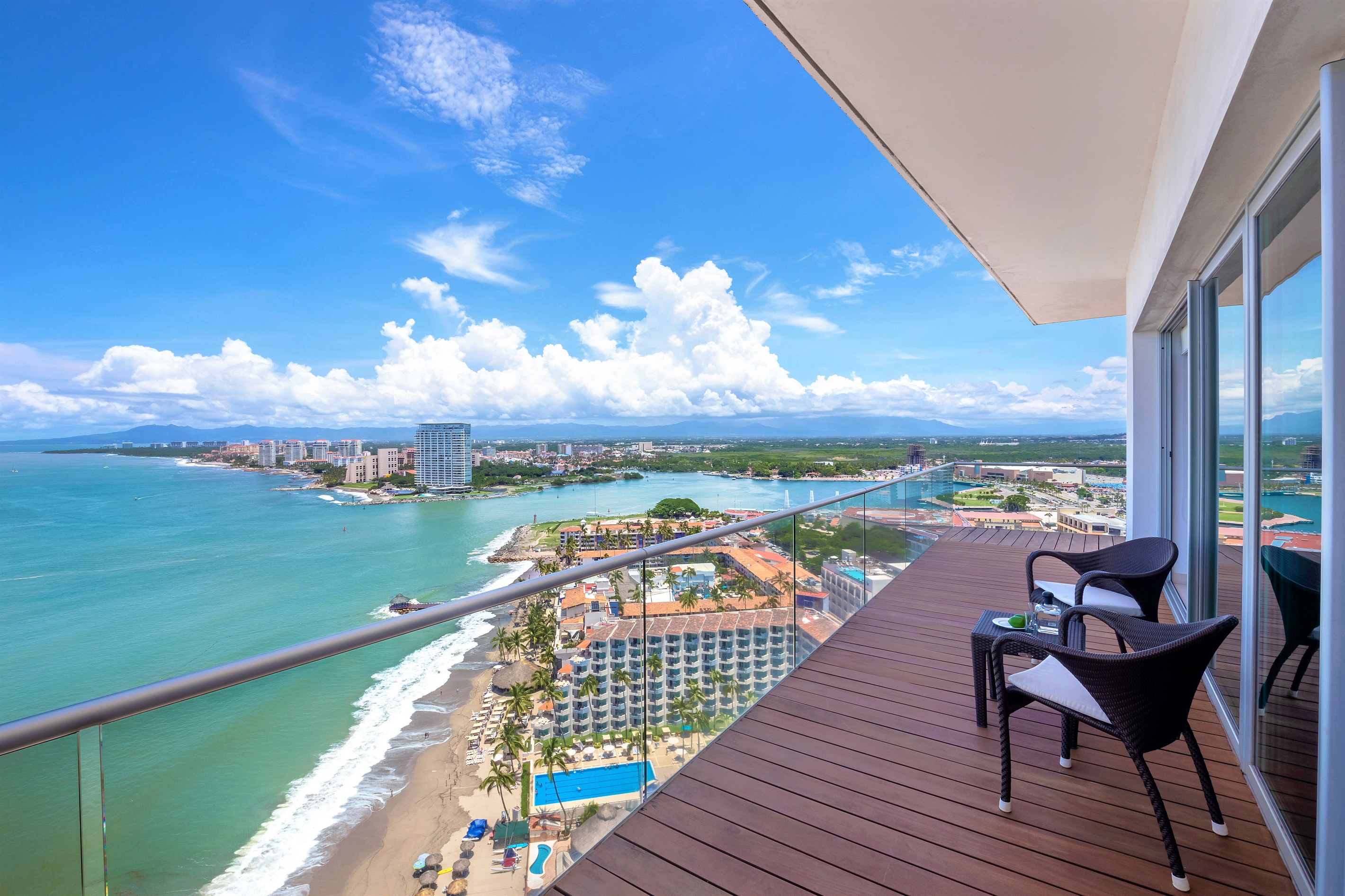 Balcony Views between Bedroom 2 and 3