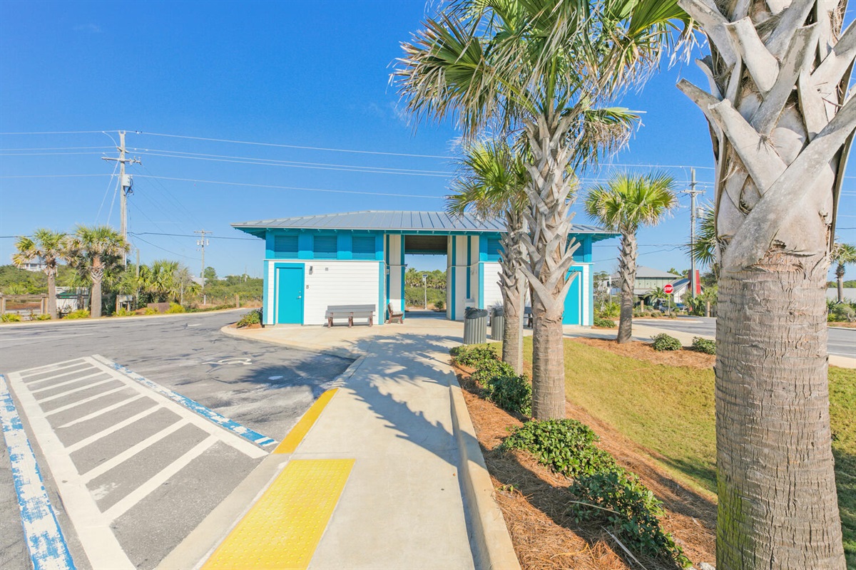 Dune Allen Beach Access Restrooms & Parking