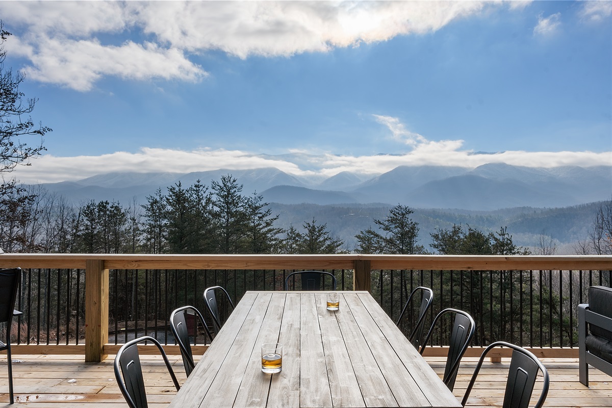 Imagine grilling and setting up dinner here! we can't complain.