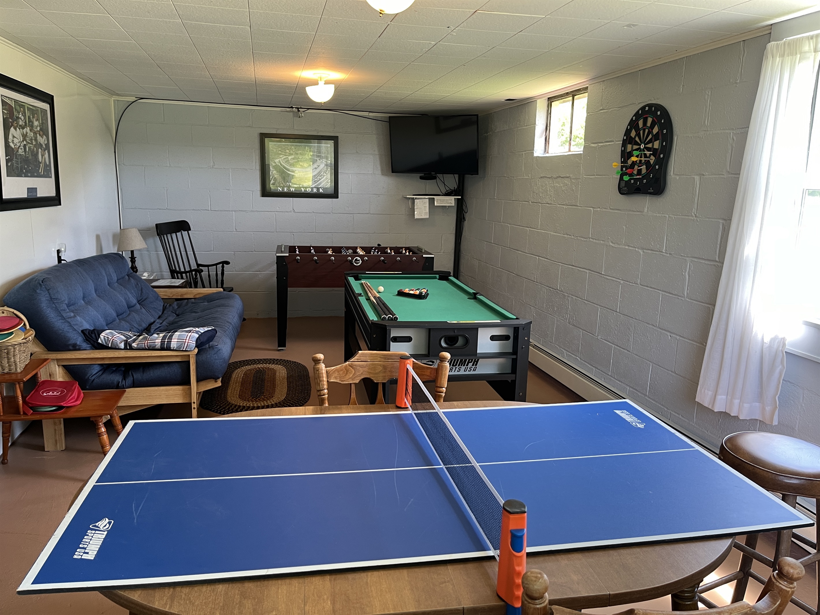 Lower level gameroom