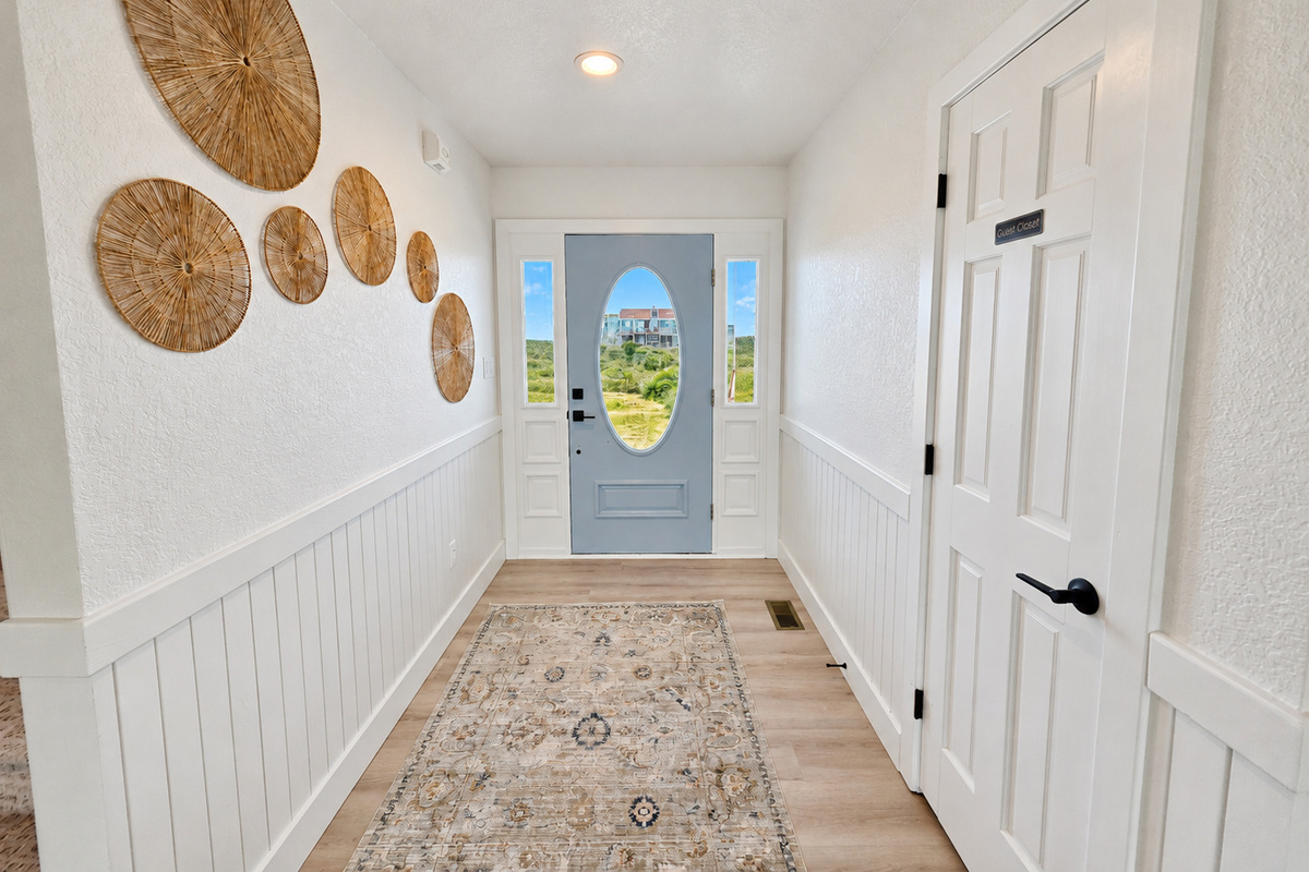 Main front door mid floor