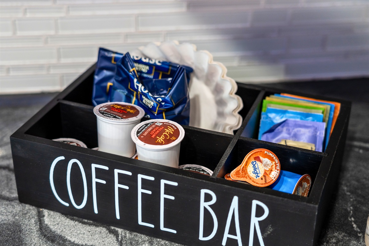 [Coffee Bar] Keurig Pods, Creamers, Filters and More!