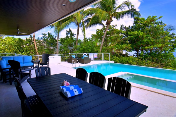 Poolside Living with Expansive Horizons