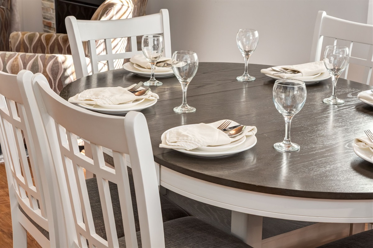 Comfortable seating for shared meals.