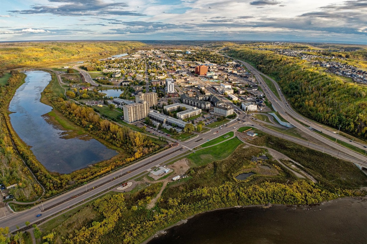 Aerial Views of Lower Townsite