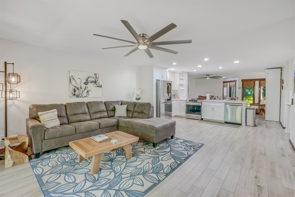 Spacious living area