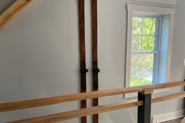 Top of Stairs Bunkbeds are Opposite Railing