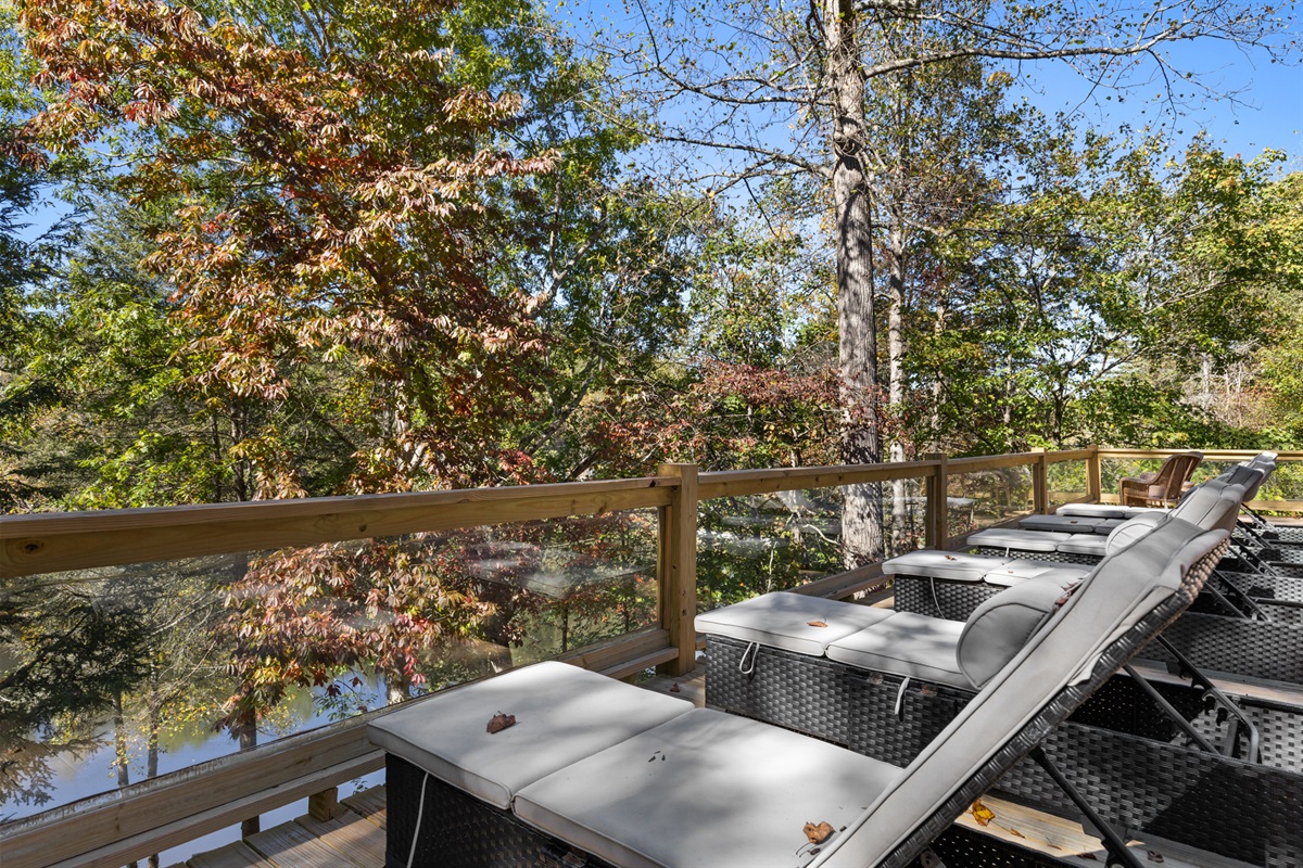 Rooftop Deck with Lounge Chairs