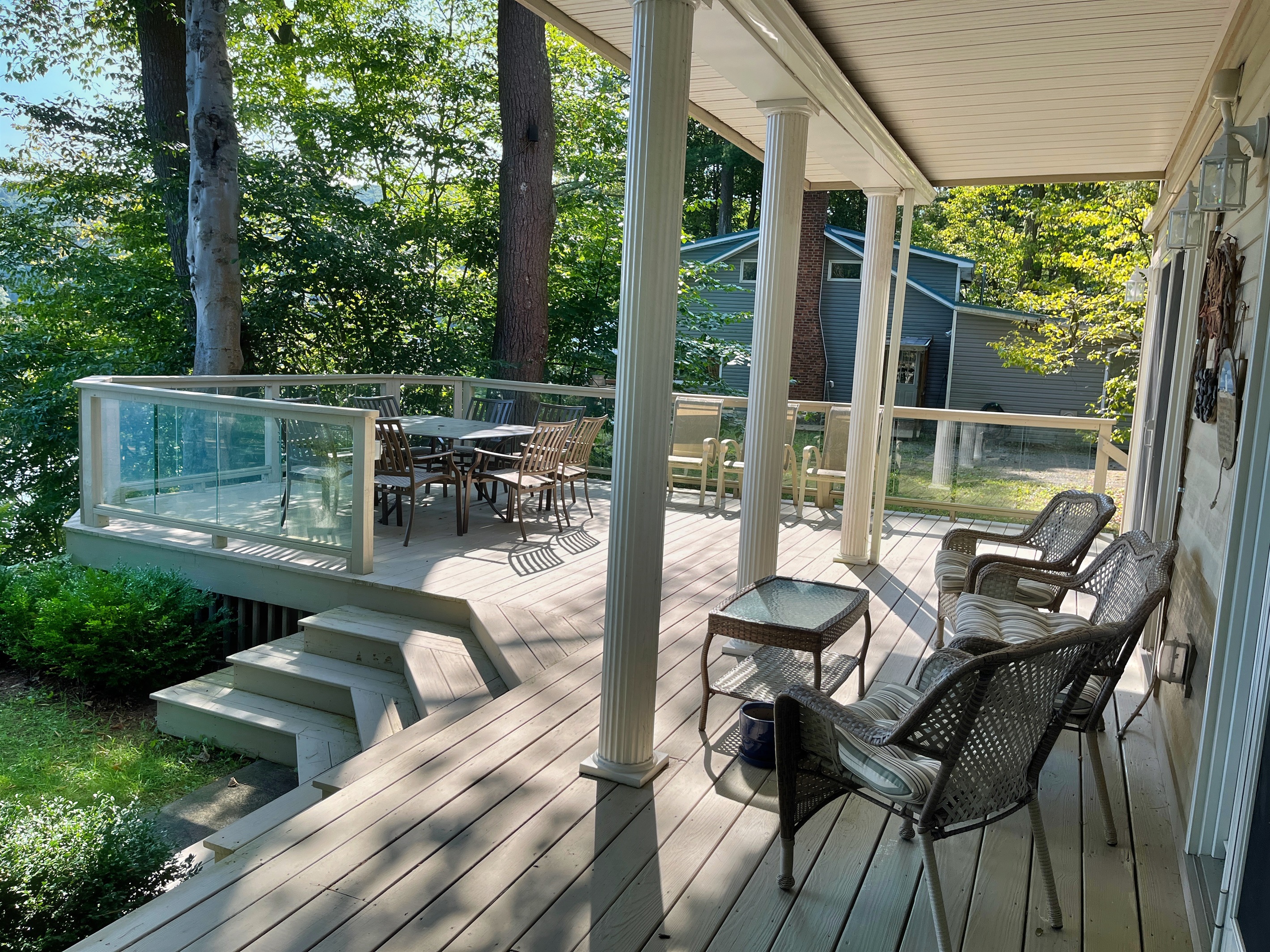 Come, sit awhile, watch the lake and unwind