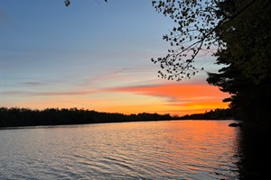 Sunset from the beach