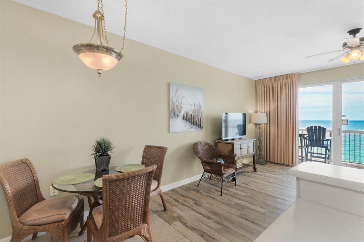 Dine Inside or on the Balocny