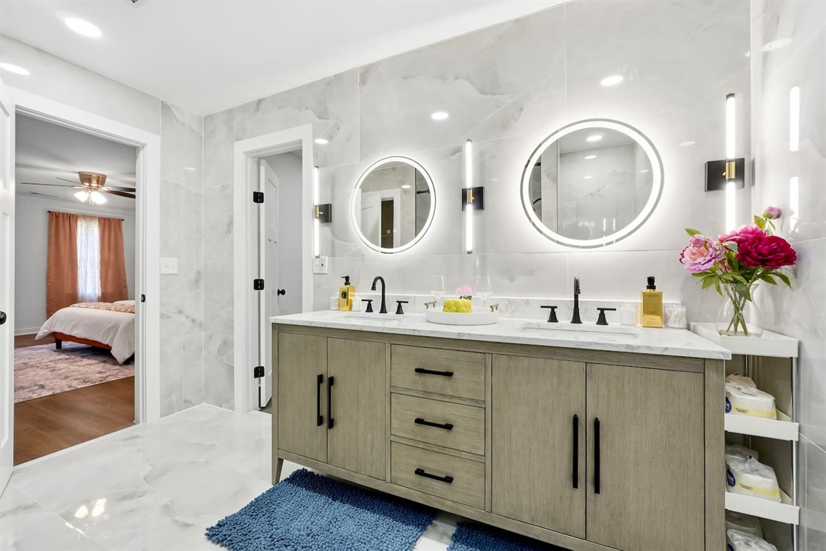 Private Luxury ensuite bathroom for Bedroom #3.
