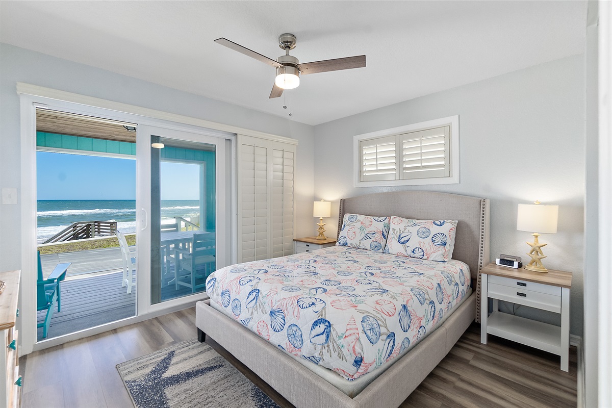 Wake up to ocean views from your bed