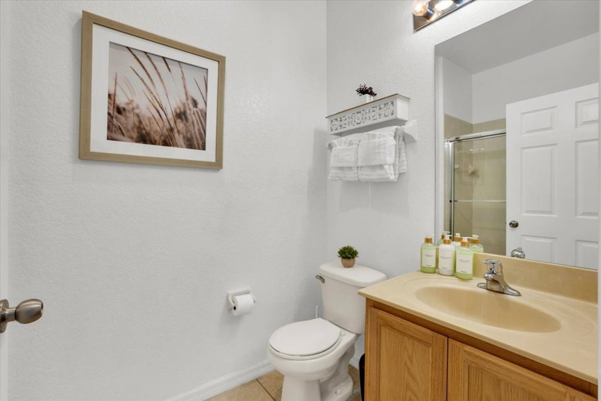 1st level full bathroom