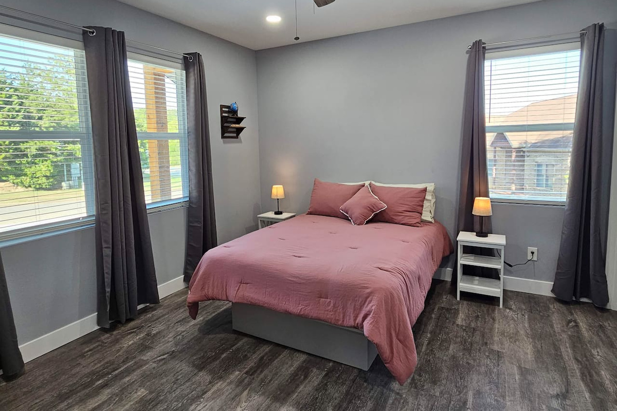 Inviting queen bedroom designed for comfort.
