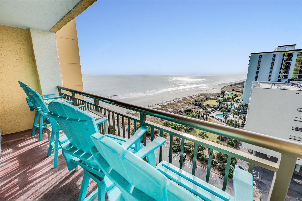 Amazing View from the Balcony!