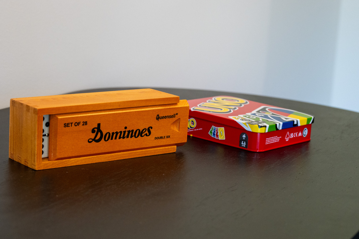 Games and family entertainment for cozy nights indoors.